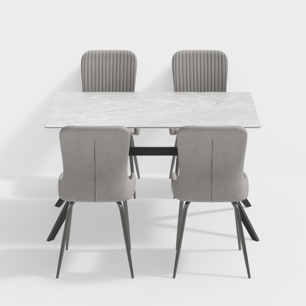 Set di tavoli da pranzo moderni per soggiorno e sala da pranzo