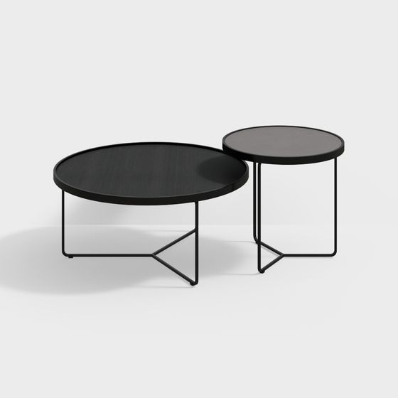 현대 거실 및 식사 공간 커피 테이블