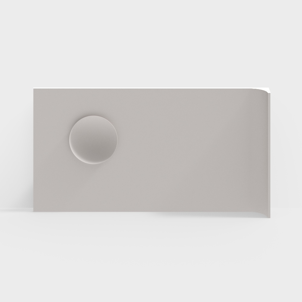 크리미한 바람 곡선 배경 벽