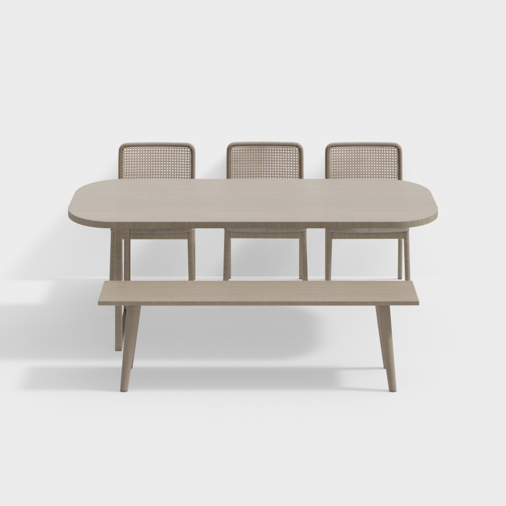 원목 스타일 식탁 세트