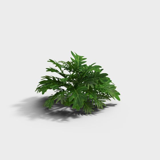 Tropical Style Plant 3D model for Creative Projects