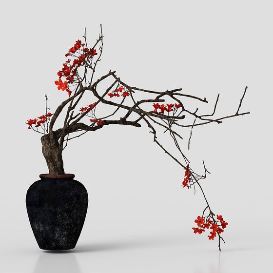 Plante en pot moderne