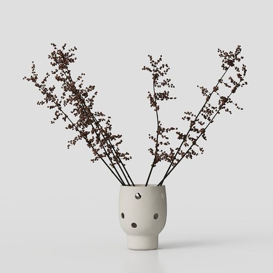 Plante en pot moderne