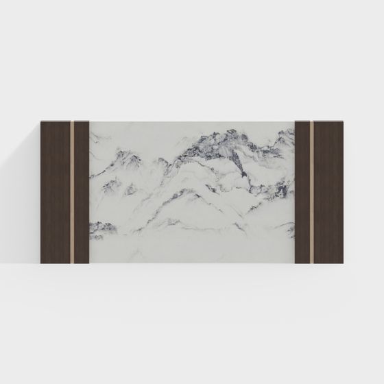 Snow Mountain Peak 3D model