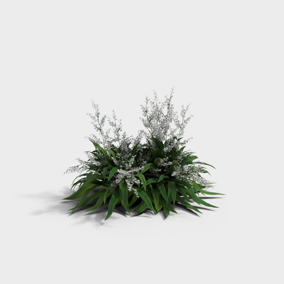 Lush Meadow Flower Patch 3D model for Creative Projects