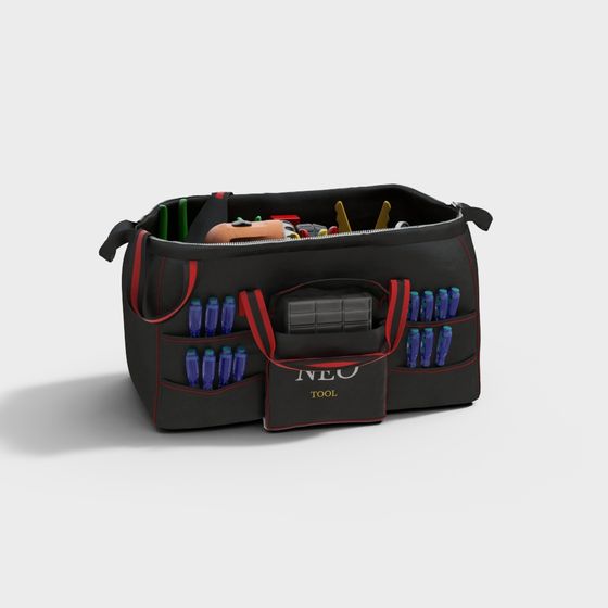 Unique Tool Kit 3D Model for Designers