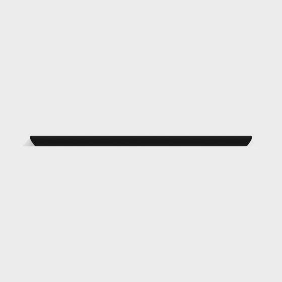 Sleek Light Luxury Handle 3D Model in Black