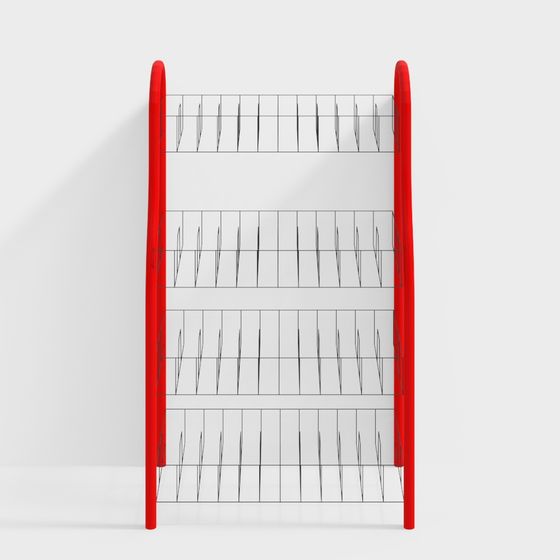 Urban Ladder 3D Model in Low-Polygon Style