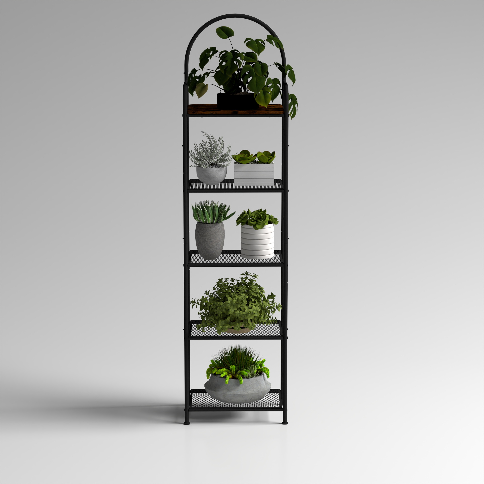 Plant Rack 3D Model in Green