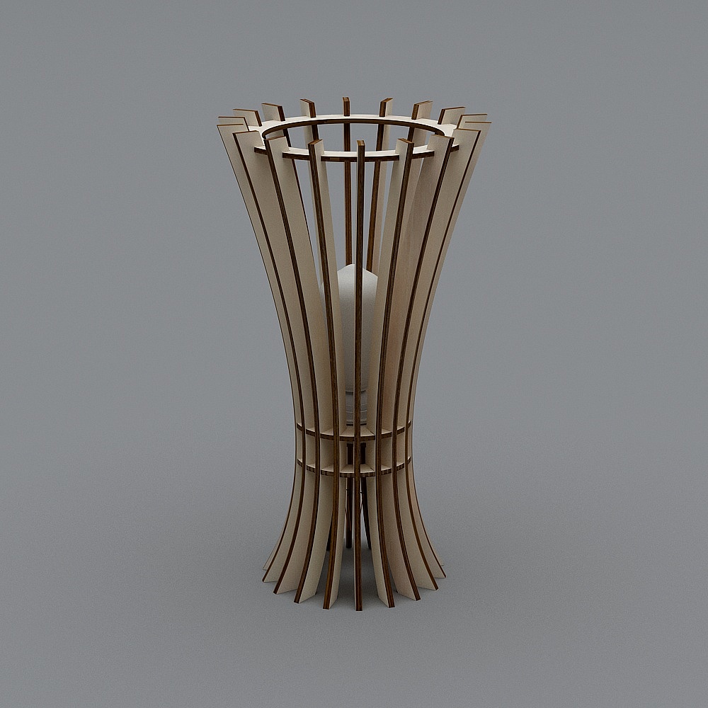 Lumina 3D Model - Elegant Table Lamp Design