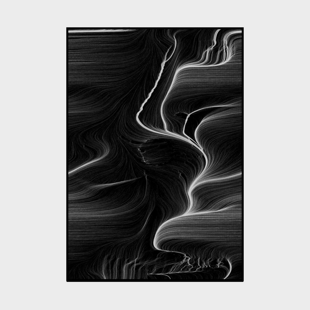 Modern Villa Living and Dining Room Decorative Painting