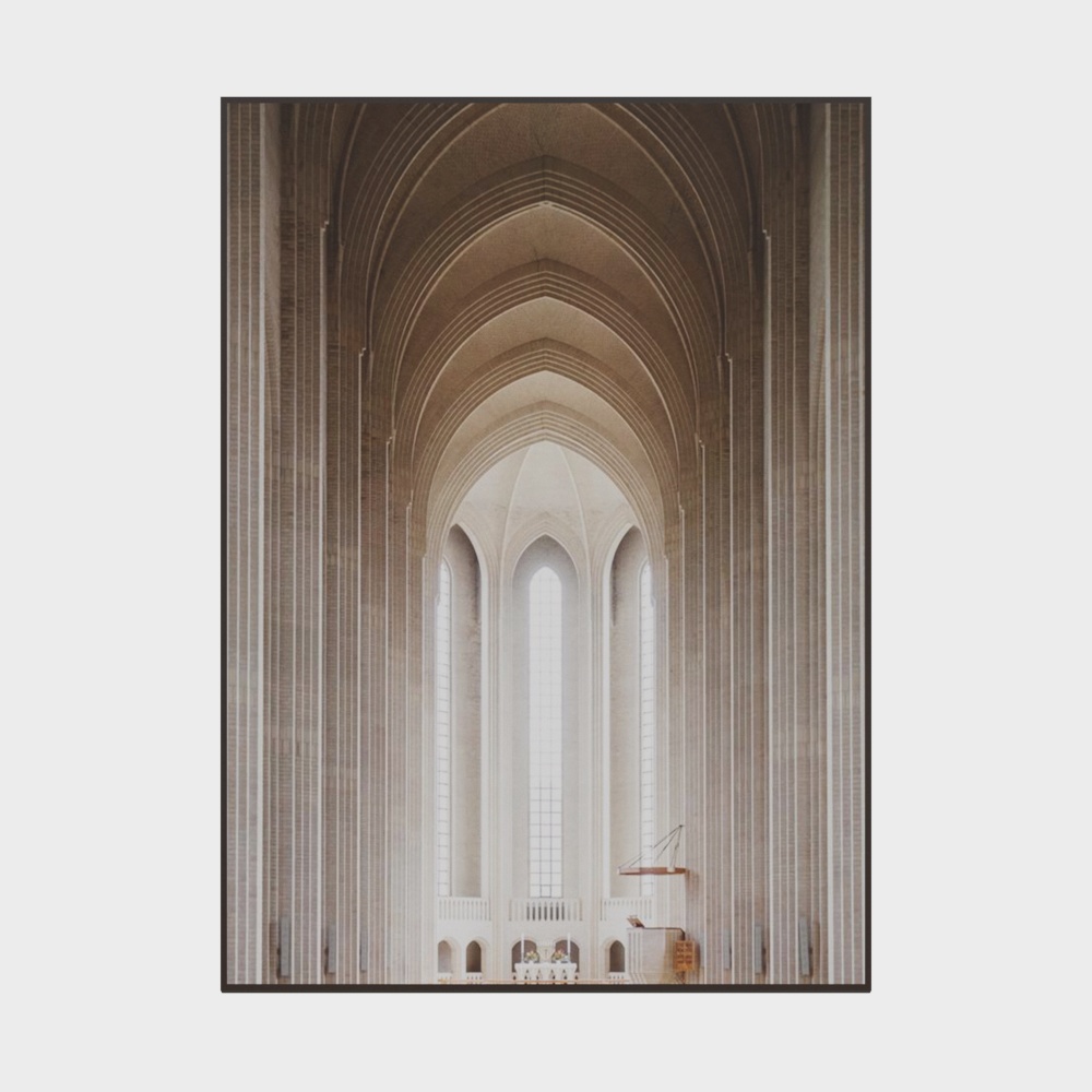 Modern Villa Living and Dining Room Decorative Painting