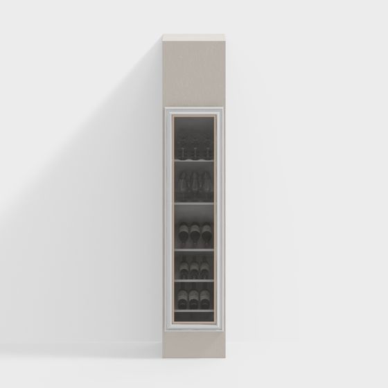Cream-style Living Room Wine Cabinet