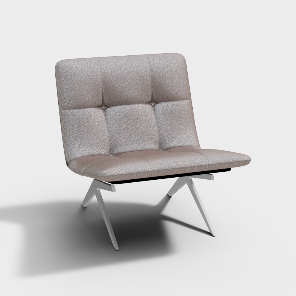 Modern Villa Living and Dining Room Single Chair