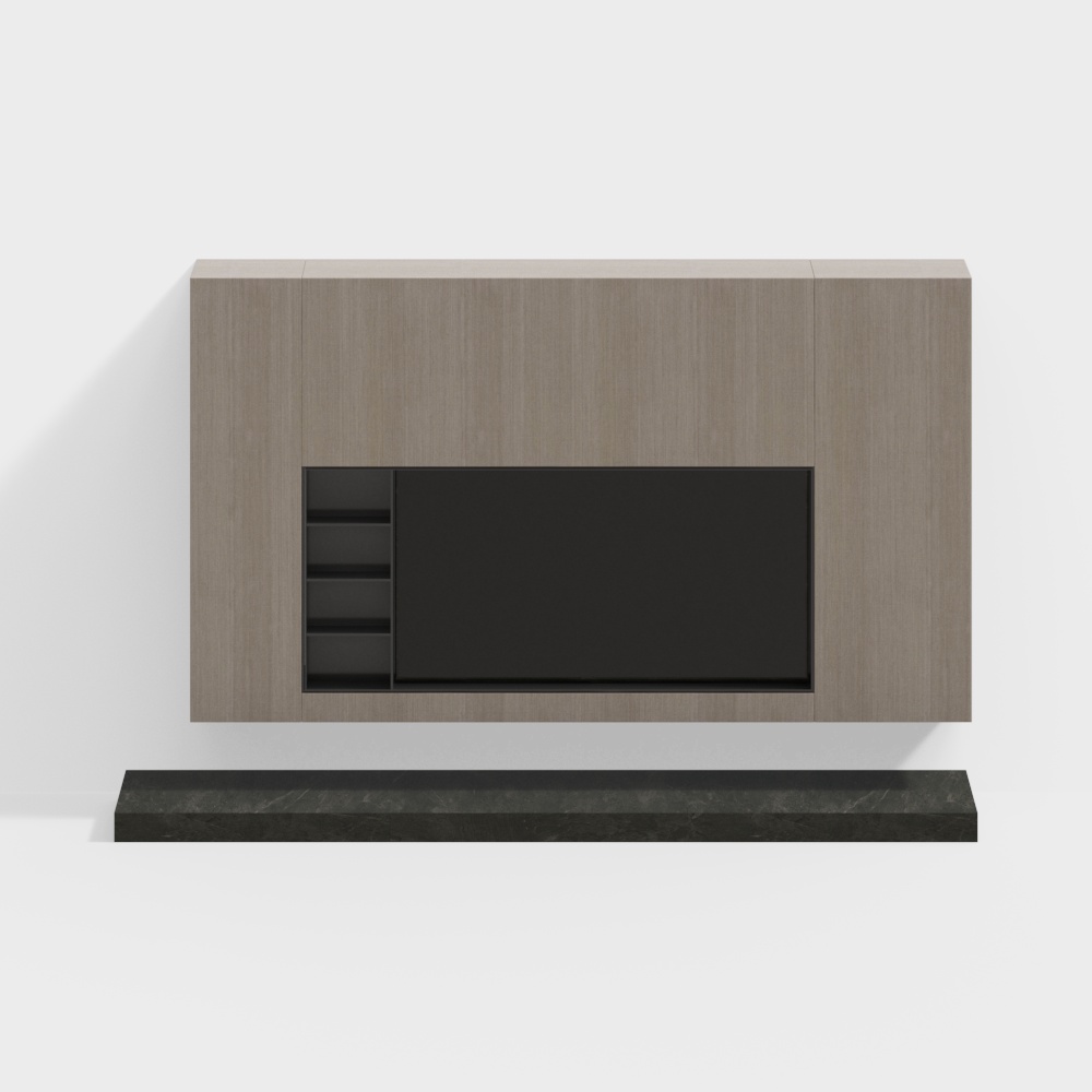 Parete Cinematografica per Soggiorno di Villa Moderna