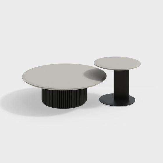 Urban Accent Table 3D model for Modern Interiors