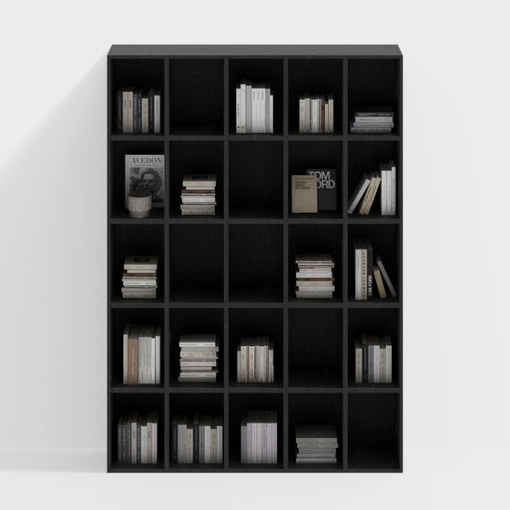 Urban Elegance Bookshelf 3D model