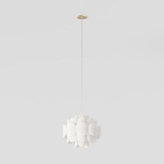 Floral Bloom Pendant Light 3D model