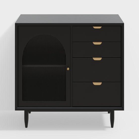 Mid-Century Modern Cabinet 3D model