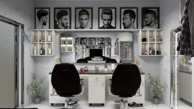 Modern Barbershop Design: Comfort Meets Style