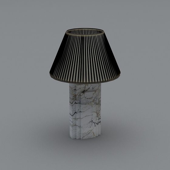 Elegant Low-Poly Lamp 3D model
