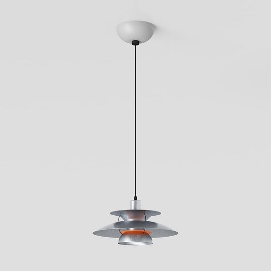 Modern Minimalist Low-Poly Chandelier 3D model
