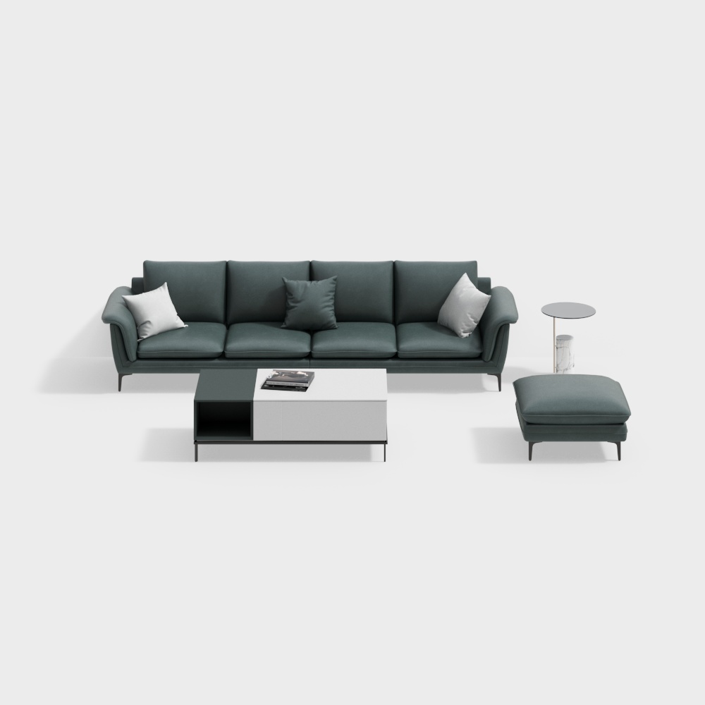 Modern Living and Dining Room Combination Sofa