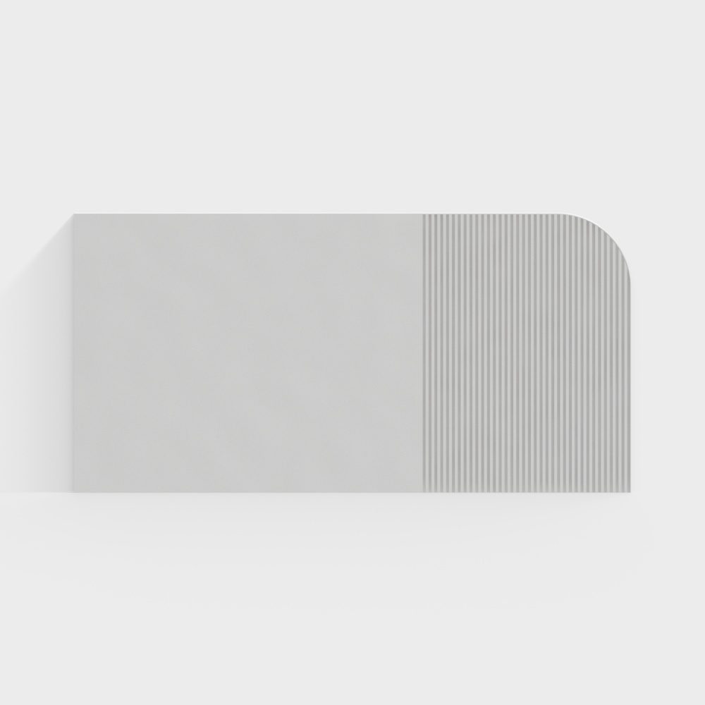 Modern Arc Background Wall for Living and Dining Rooms