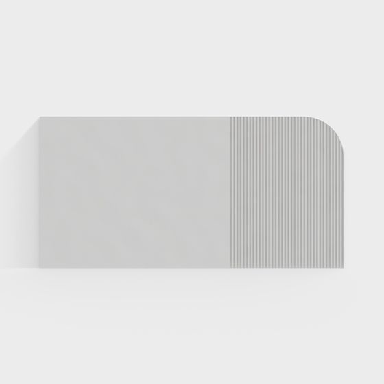 Elegant Arch Window Frame 3D model