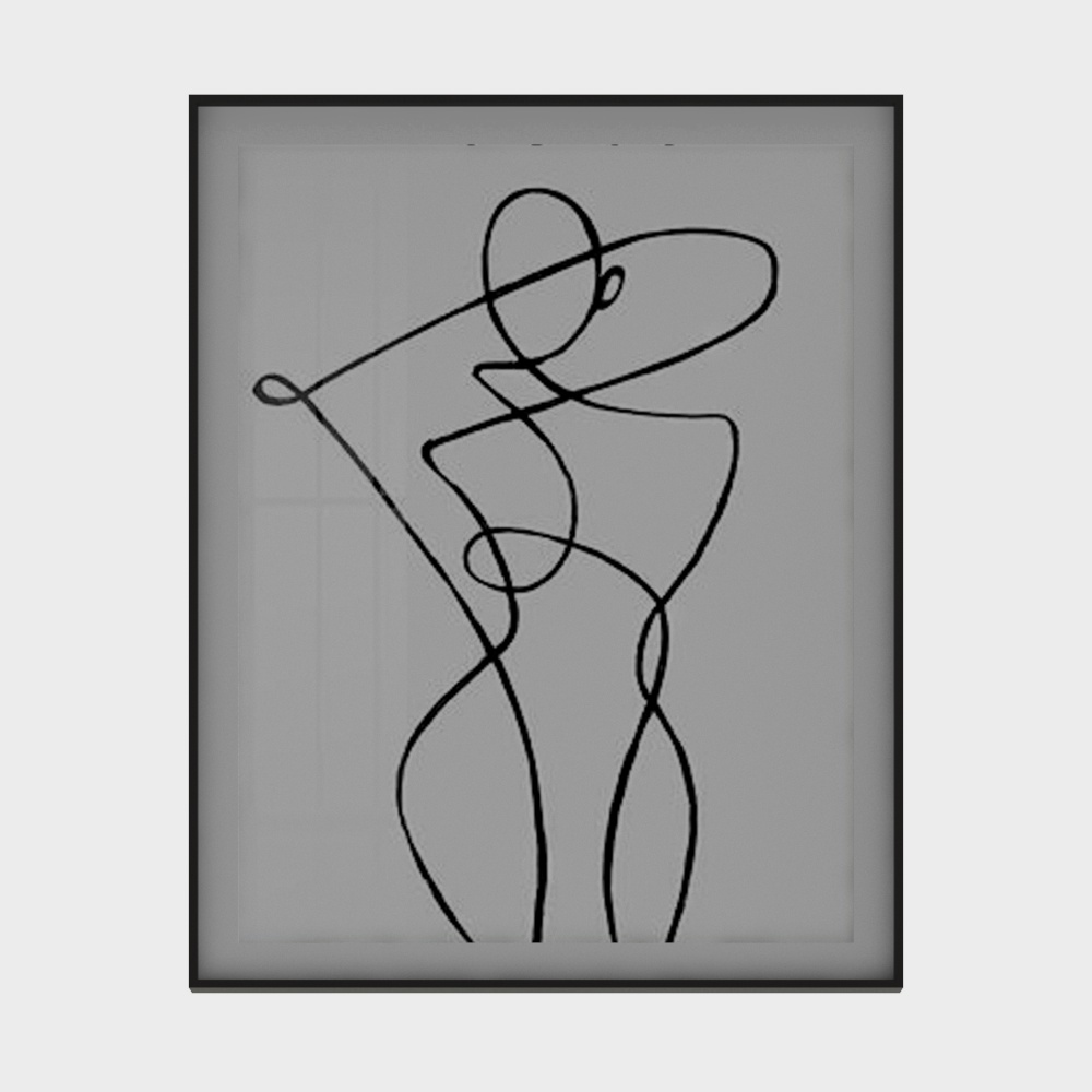 ภาพวาดตกแต่งห้องนั่งเล่นและห้องอาหารทันสมัย