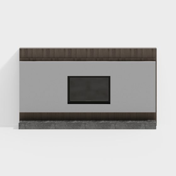 Parete Caratteristica Soggiorno e Sala da Pranzo Moderna