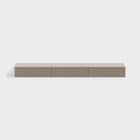 Modern Cream Style Guest Restaurant One-Line TV Cabinet