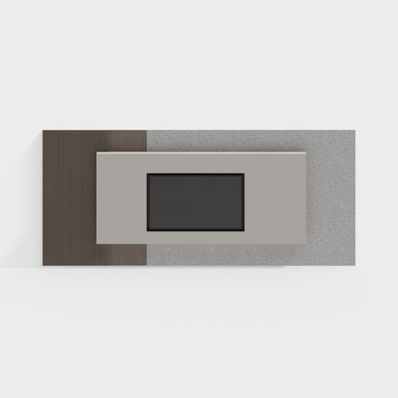 現代極簡餐廳背景牆