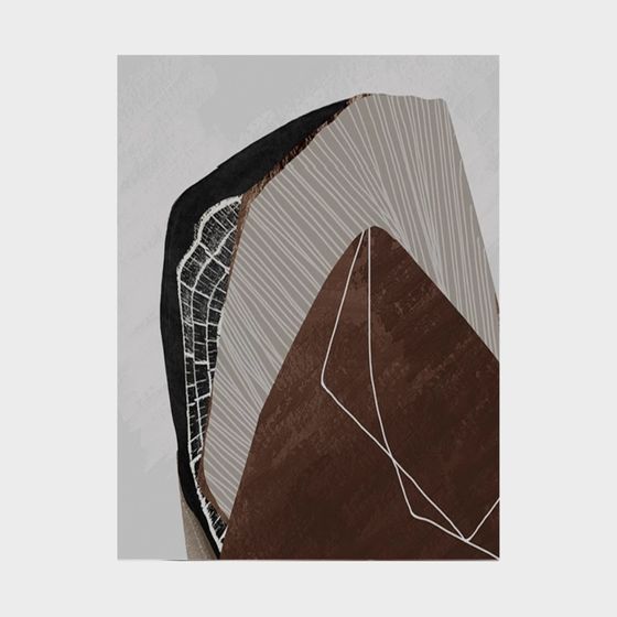 Elegant Abstract Mountain Peak 3D model for Creative Projects