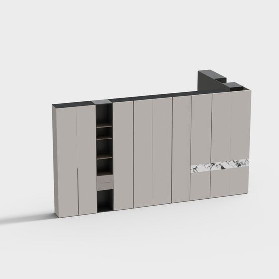 Armario de entrada para sala en L italiano