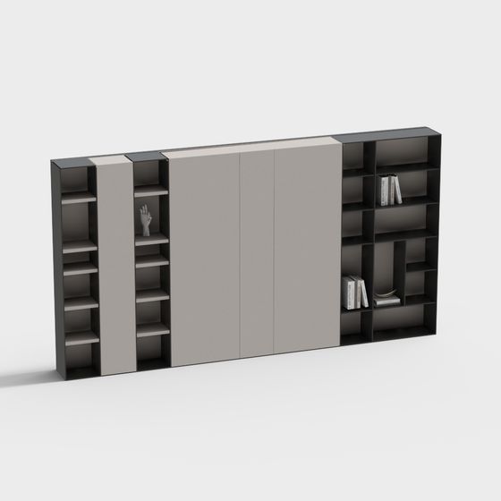 Urban Elegance Bookshelf 3D model