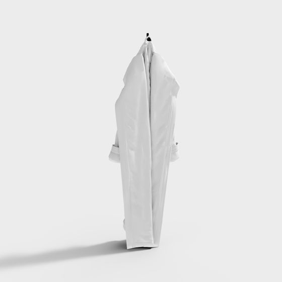 Elegant Draping Robe 3D model