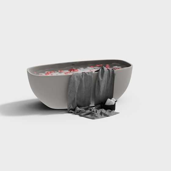 Modern Spa Bathtub 3D model
