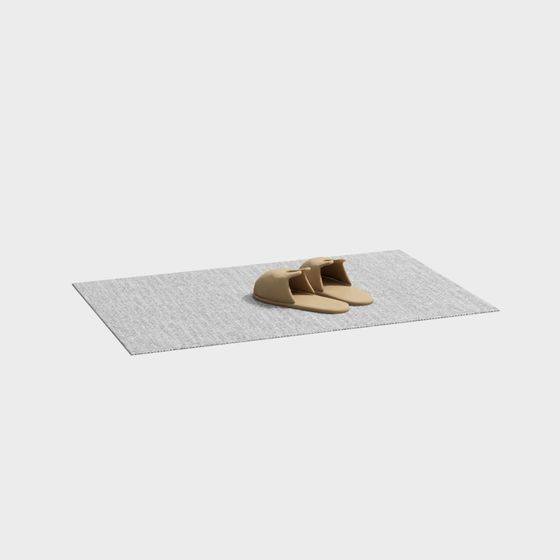 Cozy Slippers 3D Model