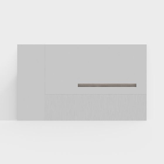 Urban Window Minimalist Building 3D model