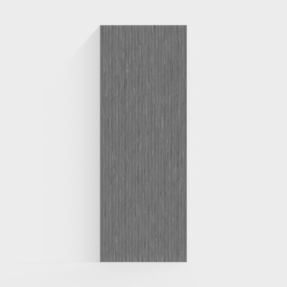 Stylish Gray Wood Panel Wall 3D model for Creative Projects