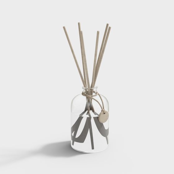 Low-Polygon Aromatherapy Bottle 3D model