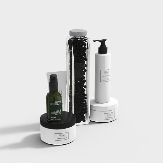 Caldio Skincare Set 3D model