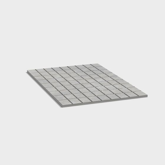 Minimalist Concrete Floor 3D Model