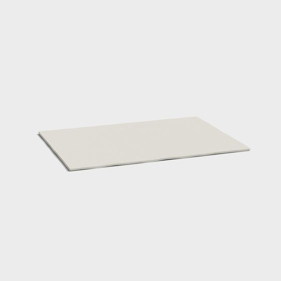 Smooth Rug Low-Poly 3D model
