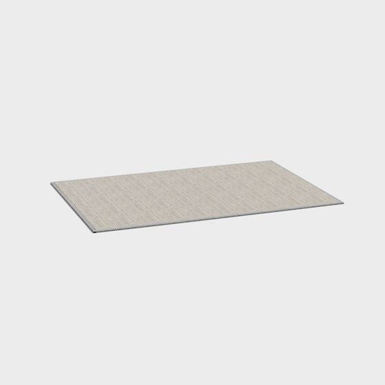 Low-Poly Textured Carpet 3D Model Design