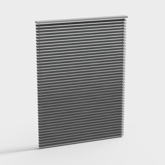 Low-Polygon Louvers 3D model for Modern Design