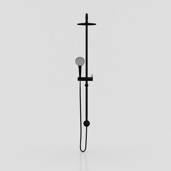 Modern Minimalist Shower System 3D model
