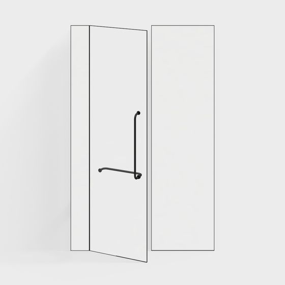 Minimalist Door 3D model