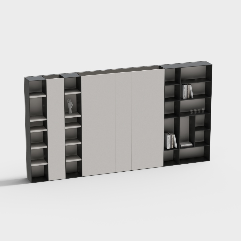 ชั้นวางหนังสือสไตล์มินิมัลลิสต์อิตาลี